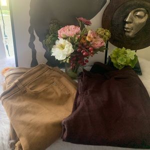 2 for 1 old navy colored rockstar pants